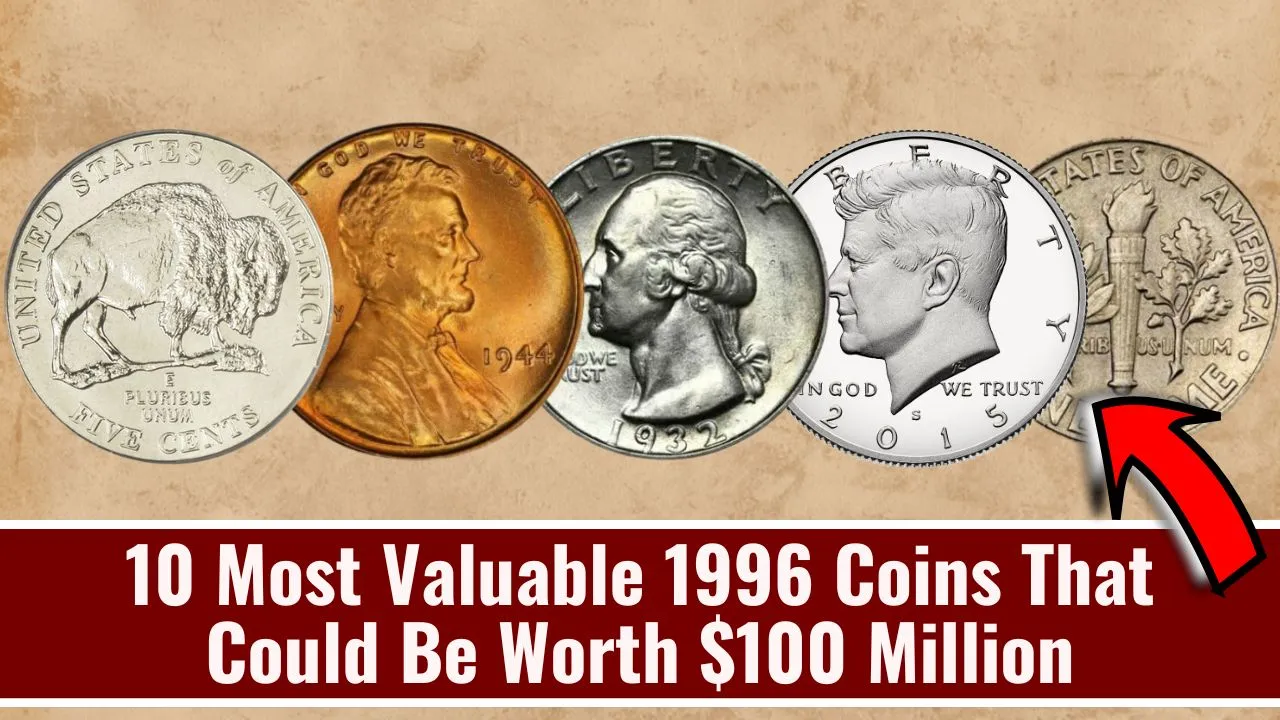 10 Most Valuable 1996 Coins