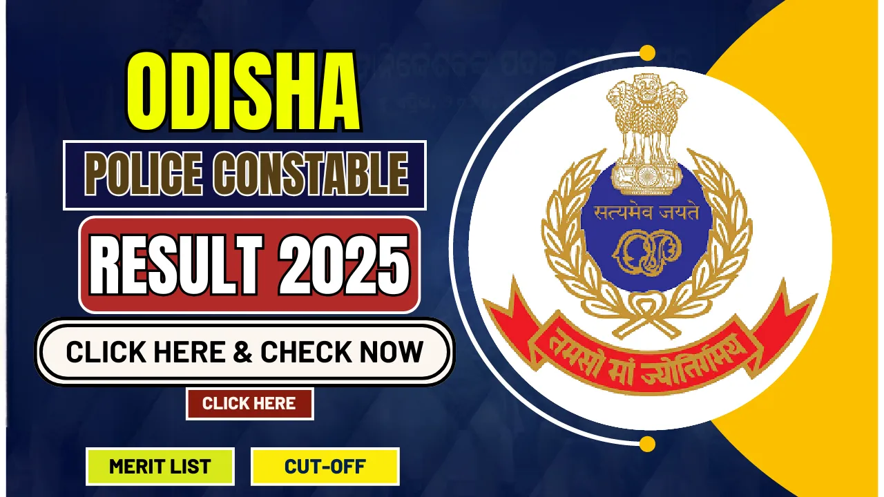 Odisha Police Constable Result 2025