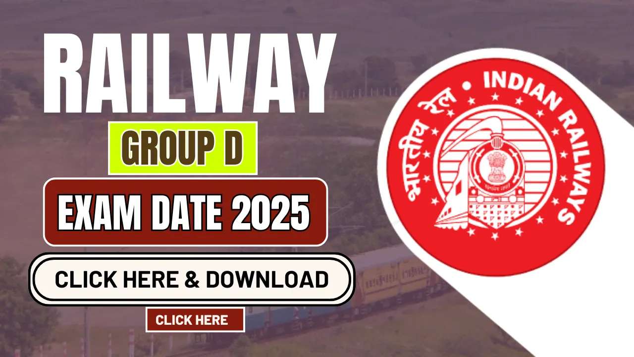 Railway Group D Exam Date 2025